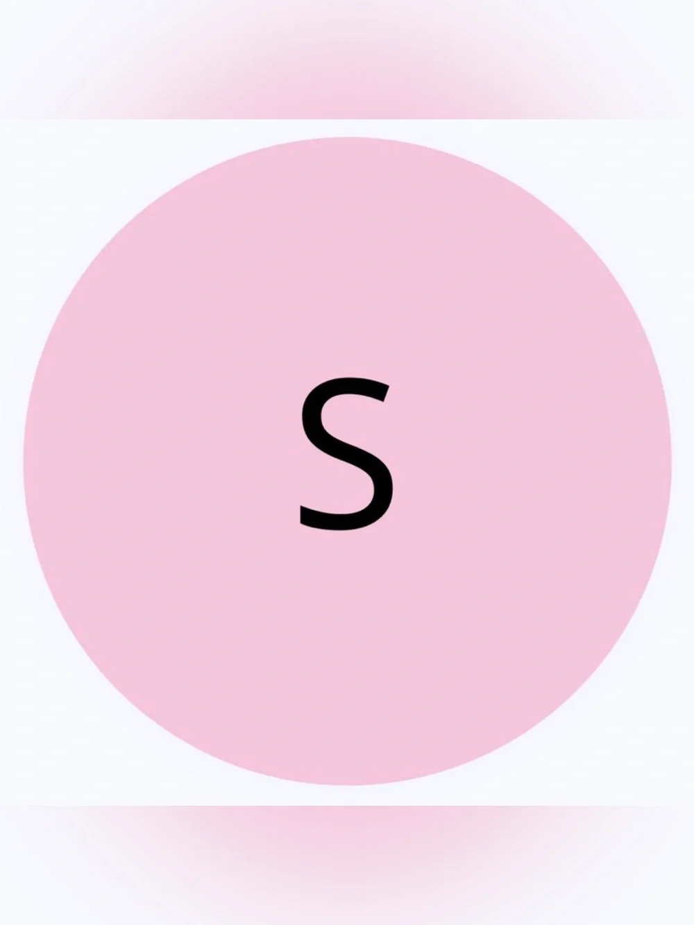 50 STICKERS - 2” ROUND - SIZE LABELS - SMALL ‘S’ - PINK